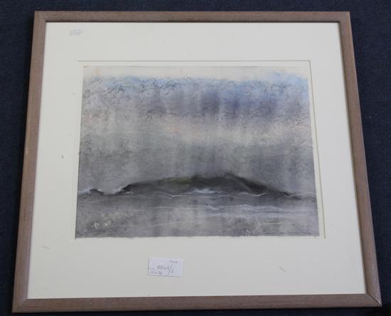 § Norman Ackroyd (1938-) Inish Glora, County Mayo, Ireland 11 x 14.5in.